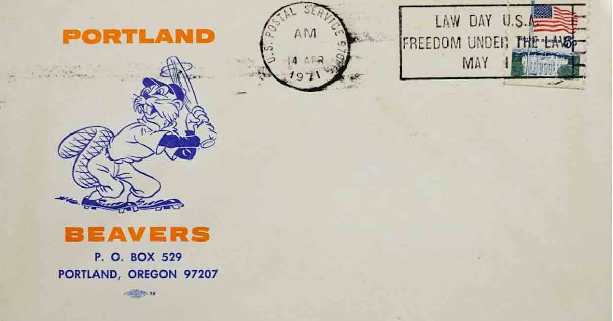 Baseball Stamps & Postmarks Portland Beavers