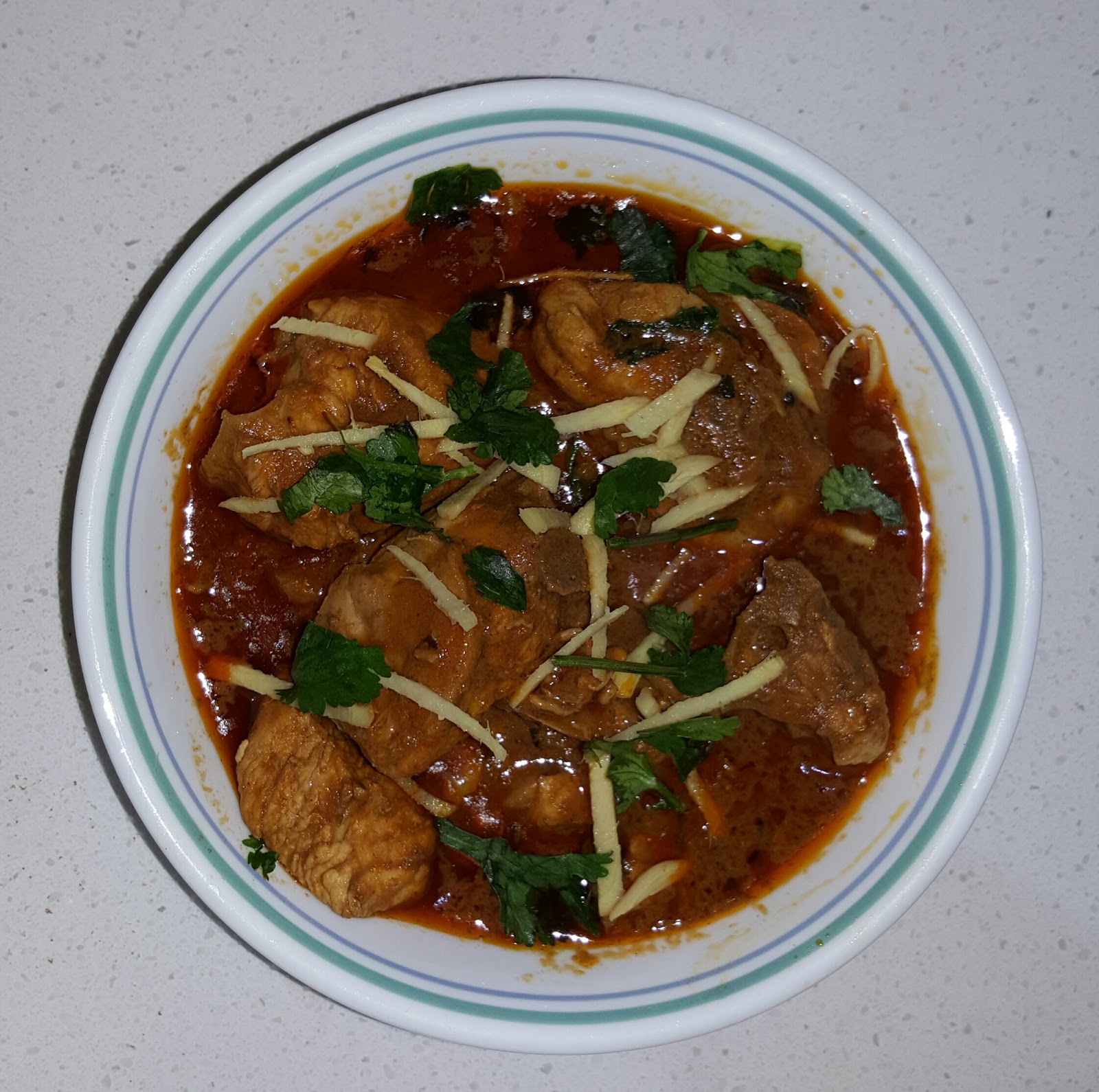 Chetty's Kitchen Ginger Chicken Curry Andhra Style