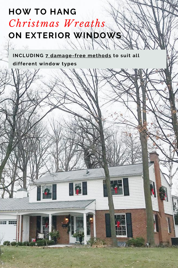 7 Ways of How To Hang Wreaths On Windows Rambling Renovators