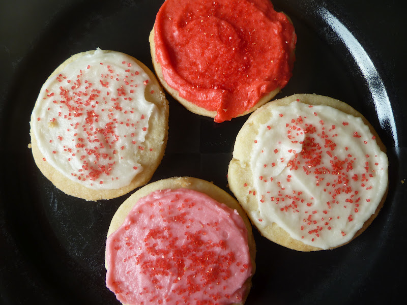 Only From Scratch Frosted Butter Cookies {for Valentine's Day}