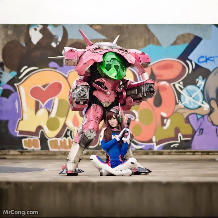 Cosplay D.Va (Overwatch) beautiful by the beautiful Jiratchaya Wangdan (10 photos)