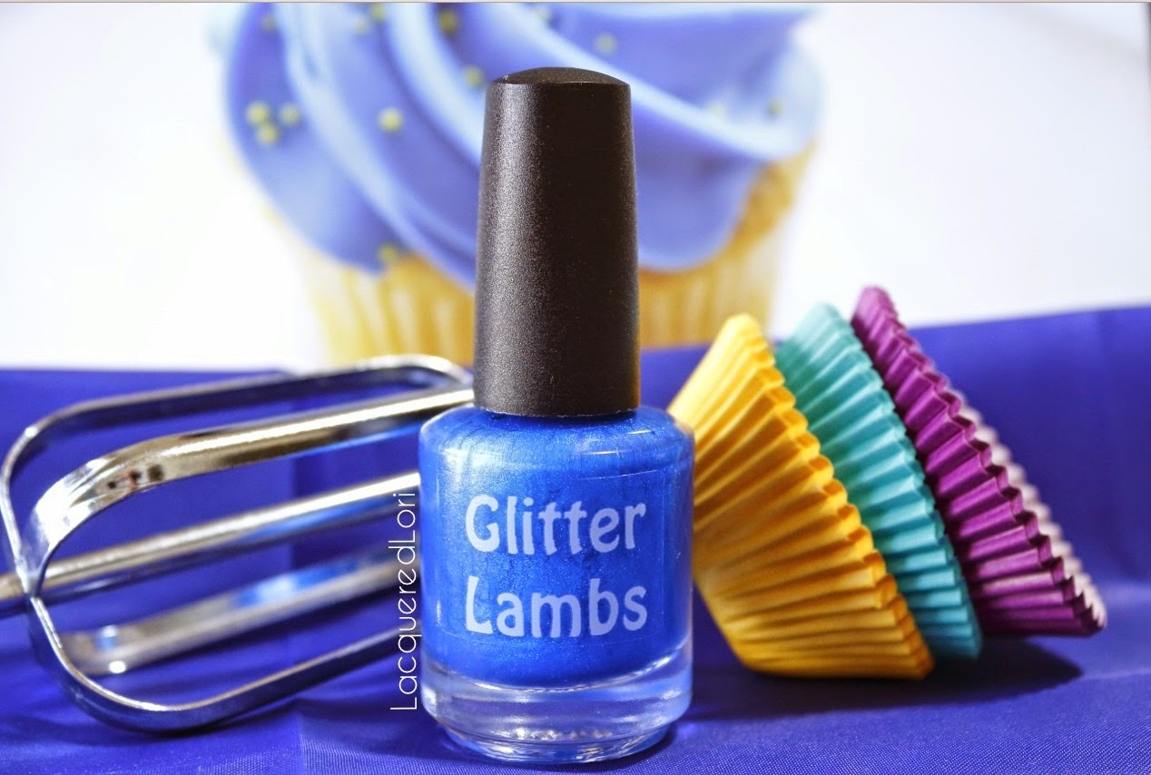 Glitter Lambs Blue ButterCream Icing Nail Polish By Glitter Lambs
