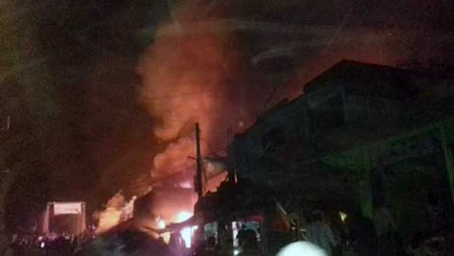 In Banskhali fire, 14 shops burnt ashes more than half!