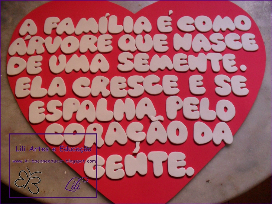 Arte e Educação: Mural Família