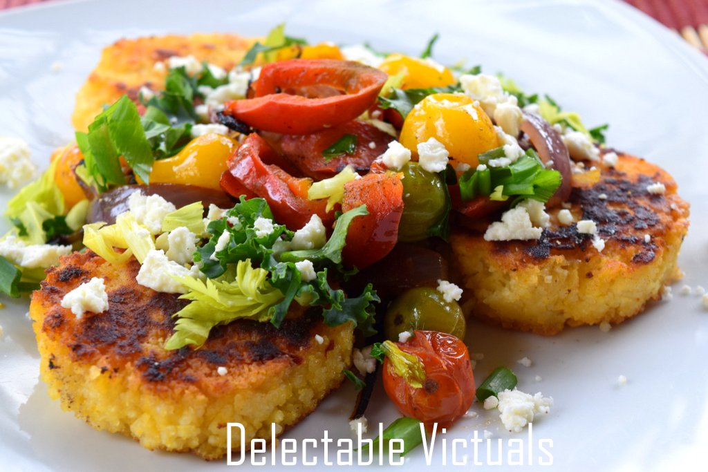 Delectable Victuals Millet Meal Polenta Patties