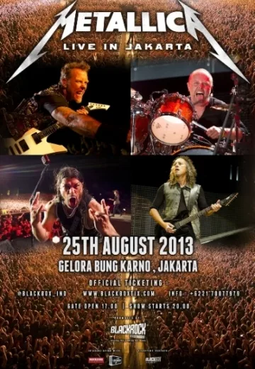 Konser Spektakuler Metallica 2013