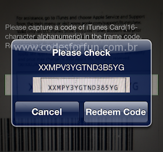 RapidRedeem identifica rapidamente el codigo iTunes Gift Card
