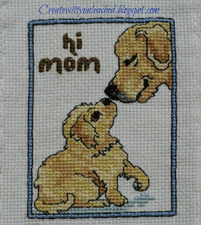 Cross stitch dog