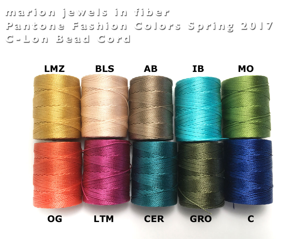 Marion Jewels in Fiber News and Such 2017 Pantone Colors and CLon