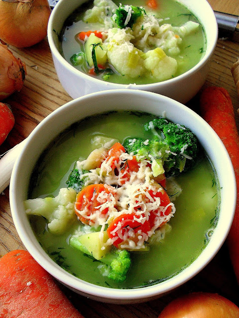 Zupa kalafiorowo-brokułowa / Cauliflower Broccoli Soup
