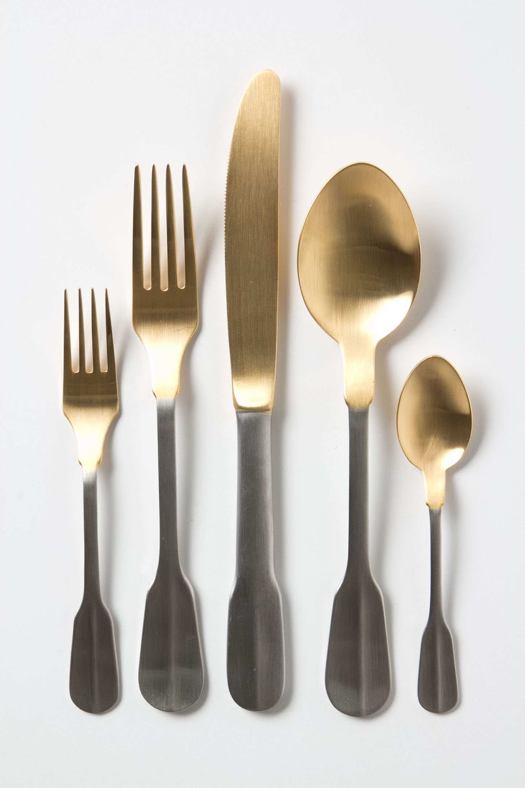 Domestic Sluttery GoldDipped Cutlery