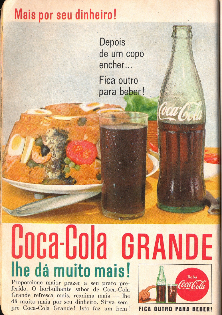CocaCola Grande 1963 Propagandas Históricas Propagandas Antigas
