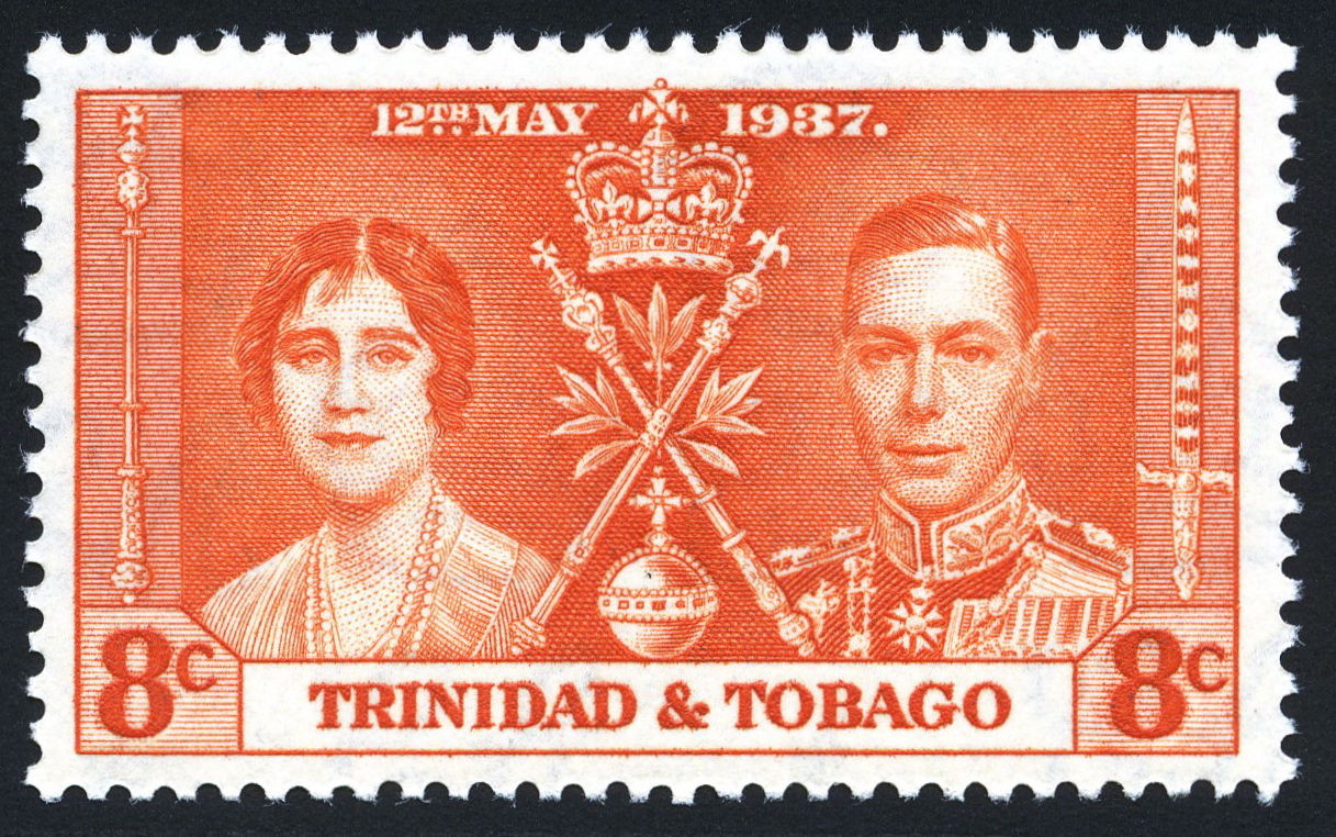 King VI Postage Stamps Trinidad 1937 (12 May) SG243/5