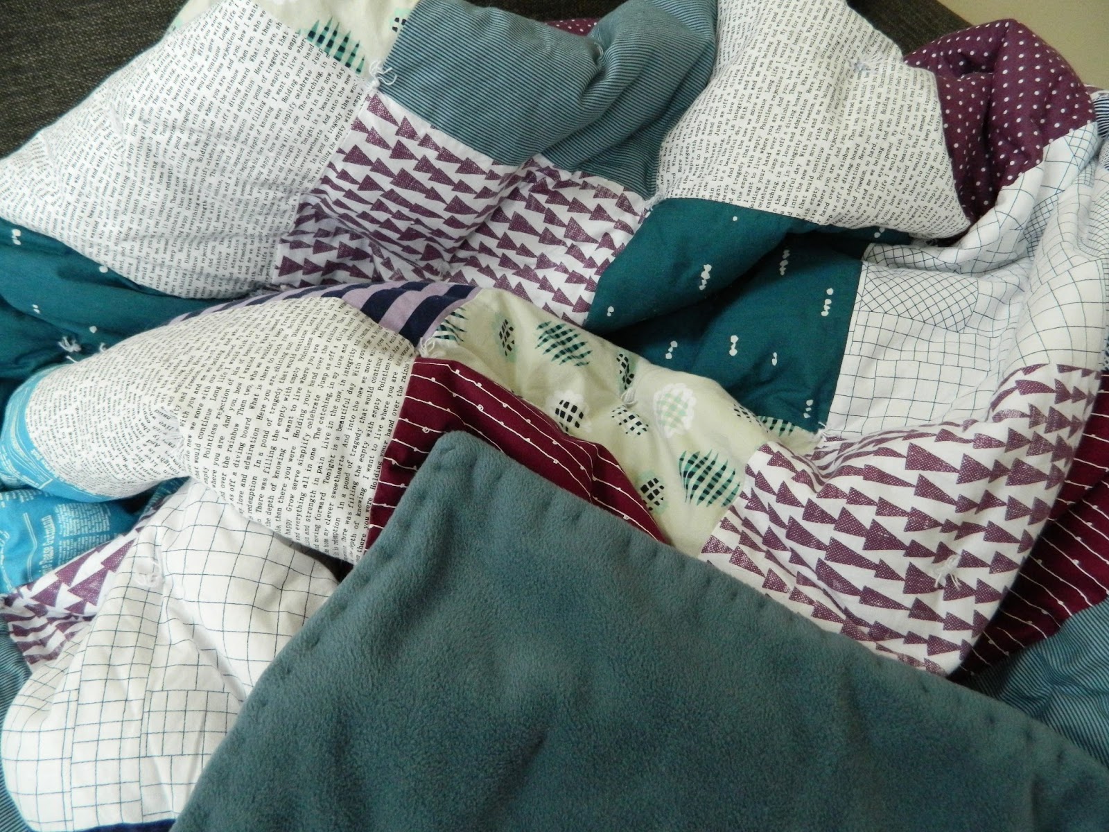 s.o.t.a.k handmade super soft quilted blanket