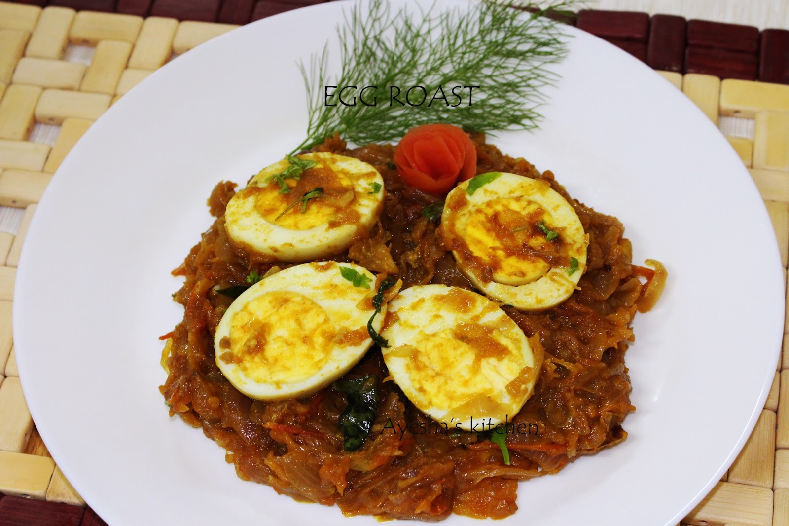 KERALA EGG ROAST / NADAN MUTTA ROAST