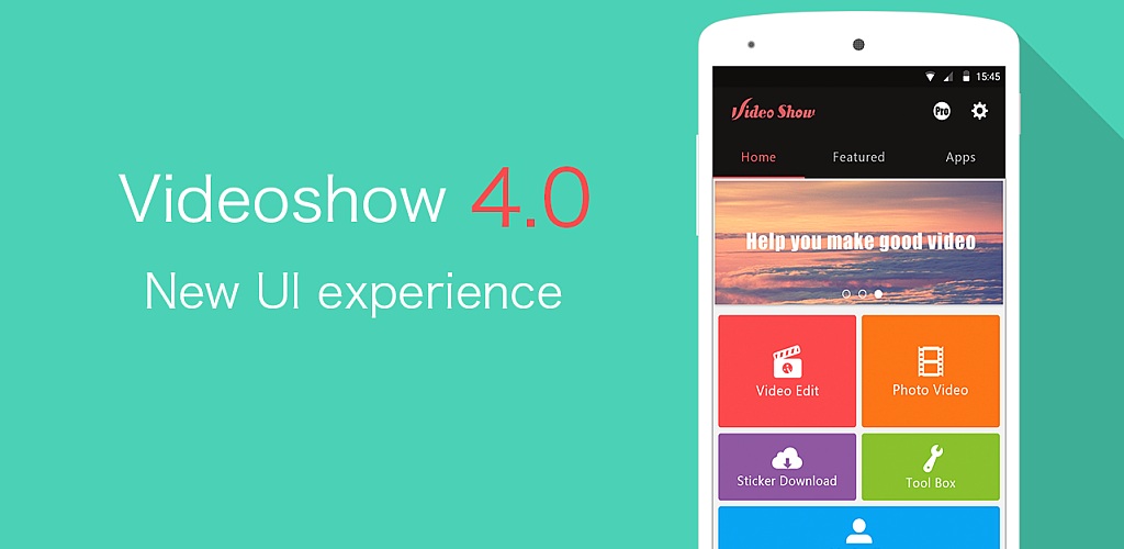 VideoShow Pro Editor de vídeo Apk V4.5.5 Patched / Atualizado