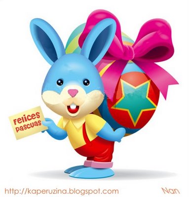 Imagenes Felices Pascuas Conejos Huevos