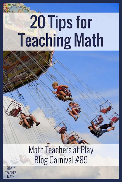 Are you a math teacher?  Check out these tips for teachers of all levels: elementary, middle school, and high school (secondary).  You'll find great ideas and strategies to help your students.    