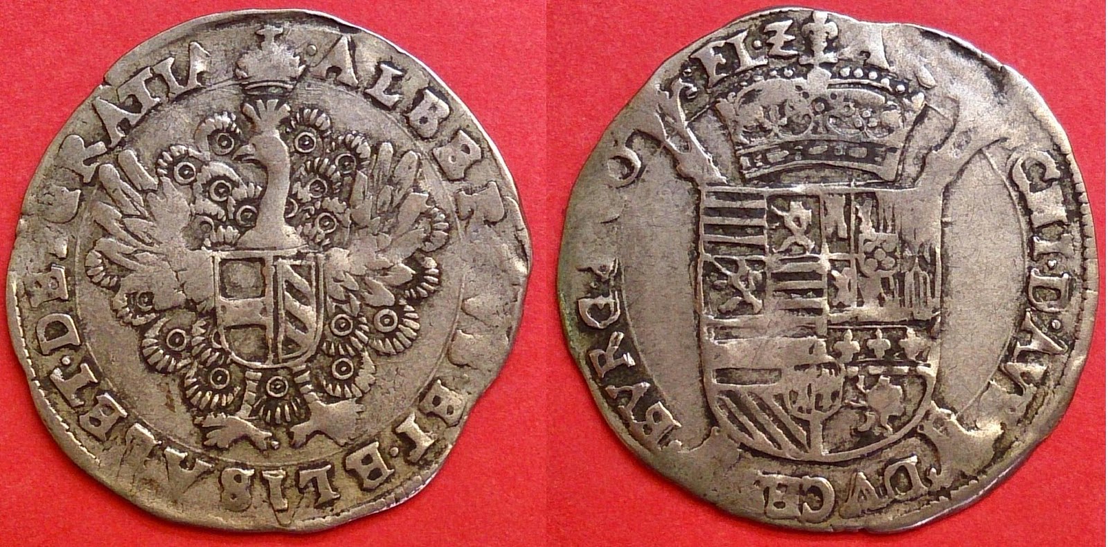 Monedas de colección : Paises Bajos Españoles. Escalin s/F Alberto e