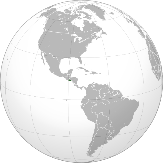 Letak negara El Salvador