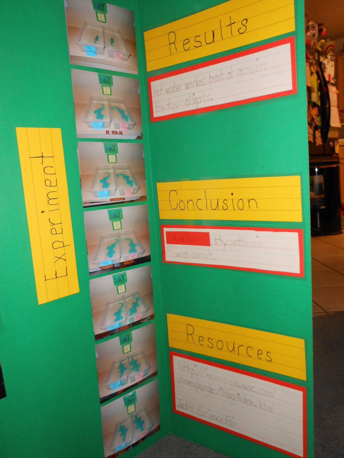 my little movie stars: kindergarten science fair project part 3