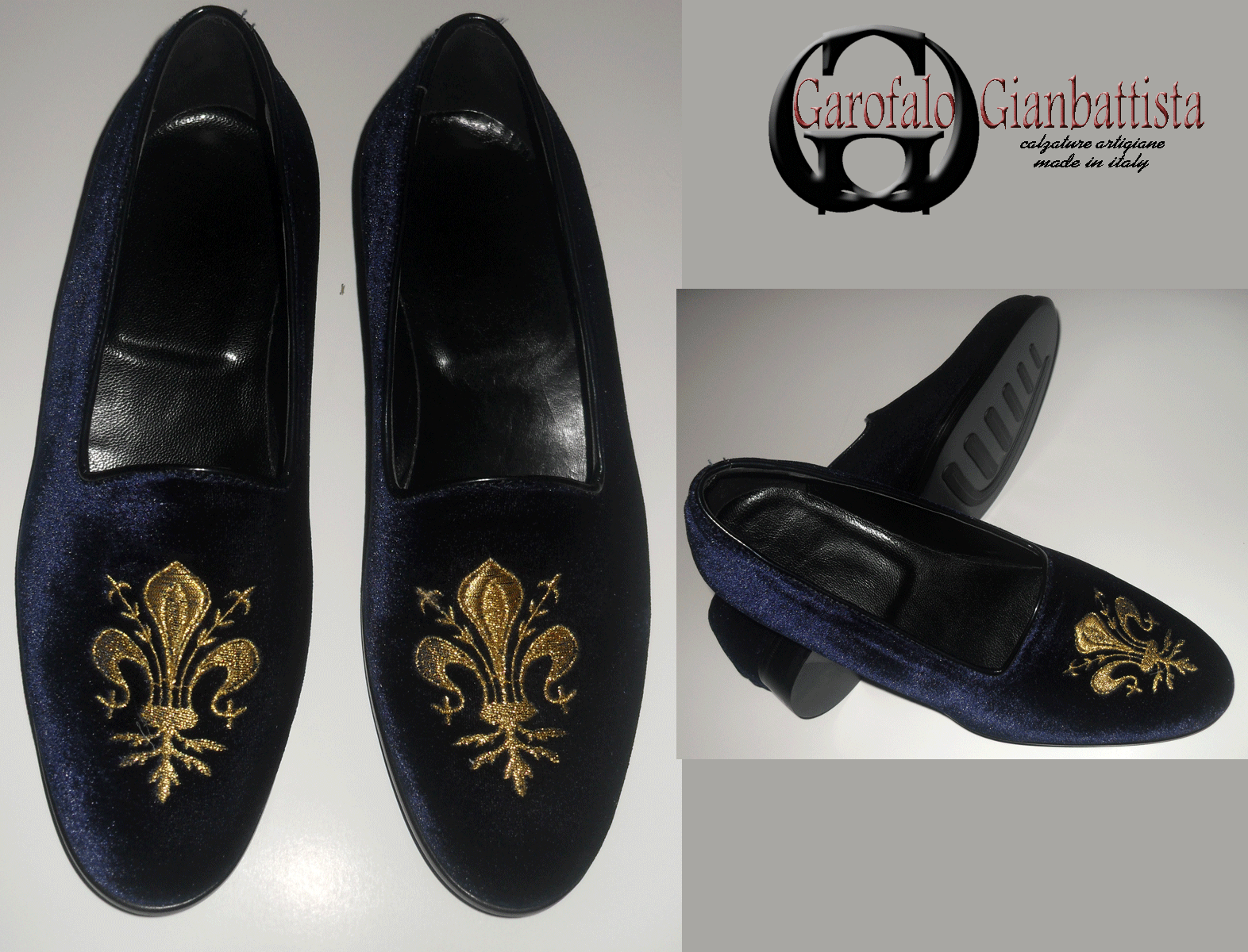 Scarpe Pantofole Babbuche Mocassini Donna - Taglia 37 - Blu - Zeppa Gomma Antiscivolo - Nuove