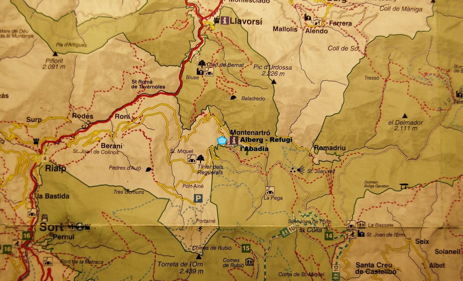 el pallars sobirà,                           clickeu per veure el mapa de la zona