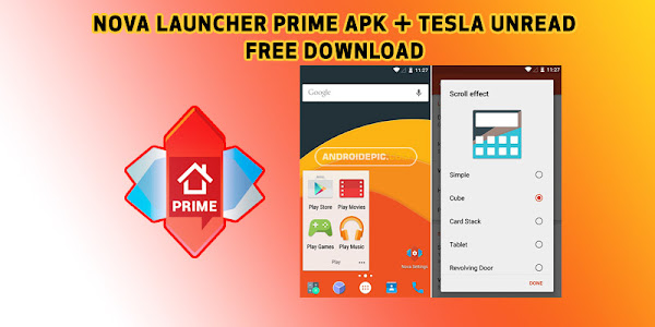 Nova Launcher Prime Apk Gratis Full Version 6.1.11 Final + Tesla Unread
