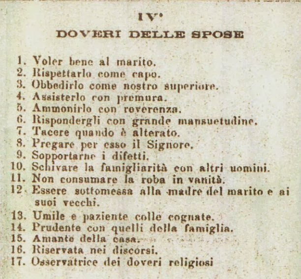 Famiglia Cristiana Doveri Delle Spose
