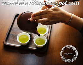 Green tea helps in weight loss.