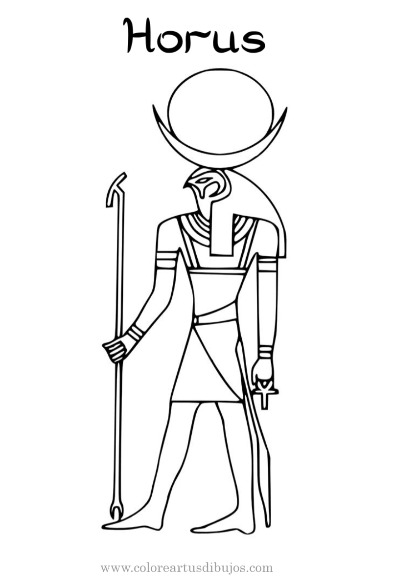 Боги Египта раскраска