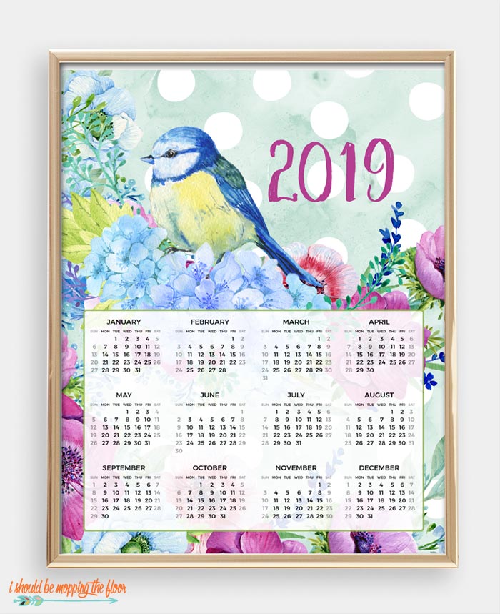 Printable Calendar At A Glance