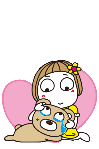 LINE Official Stickers - Hanako's Pop-Up Life Example with GIF Animation