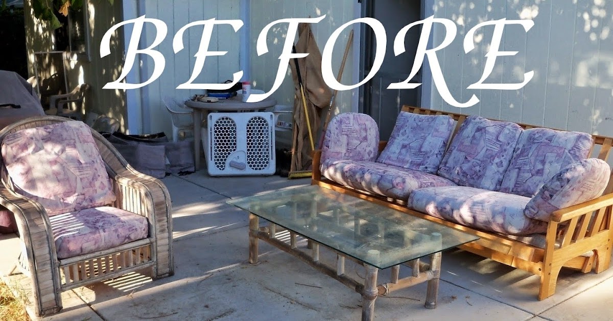 Outdoor Oasis How to Turn a Futon into a Porch Couch