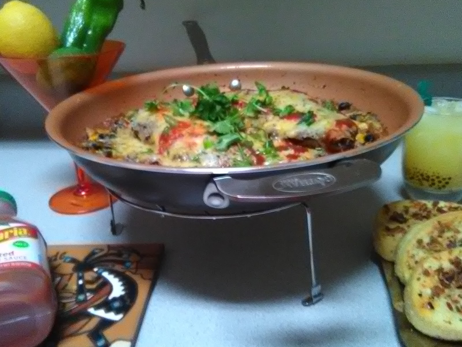 CLo's Olio Of Eatz SpikedUP Spanish Italian Crusted Chicon Parmesan