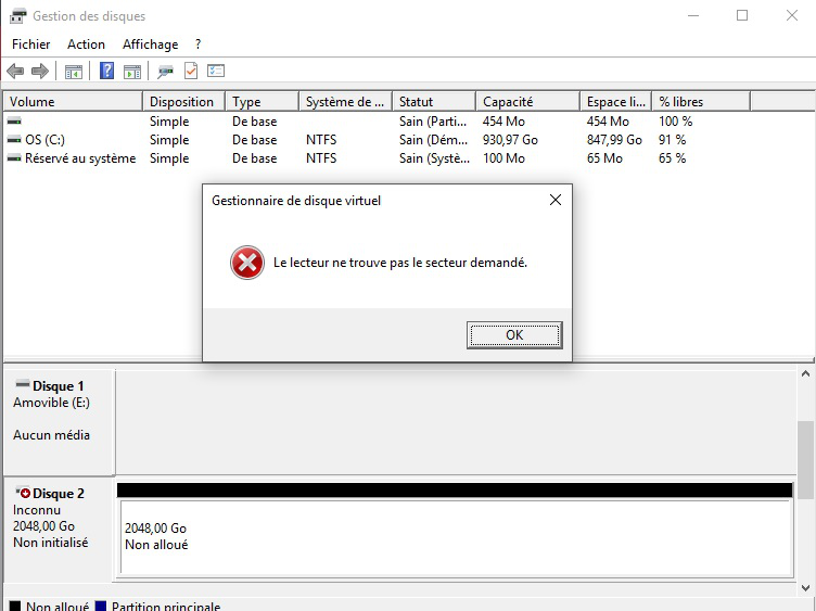 Probleme disque dur externe seagate non reconnu Astucesinformatique
