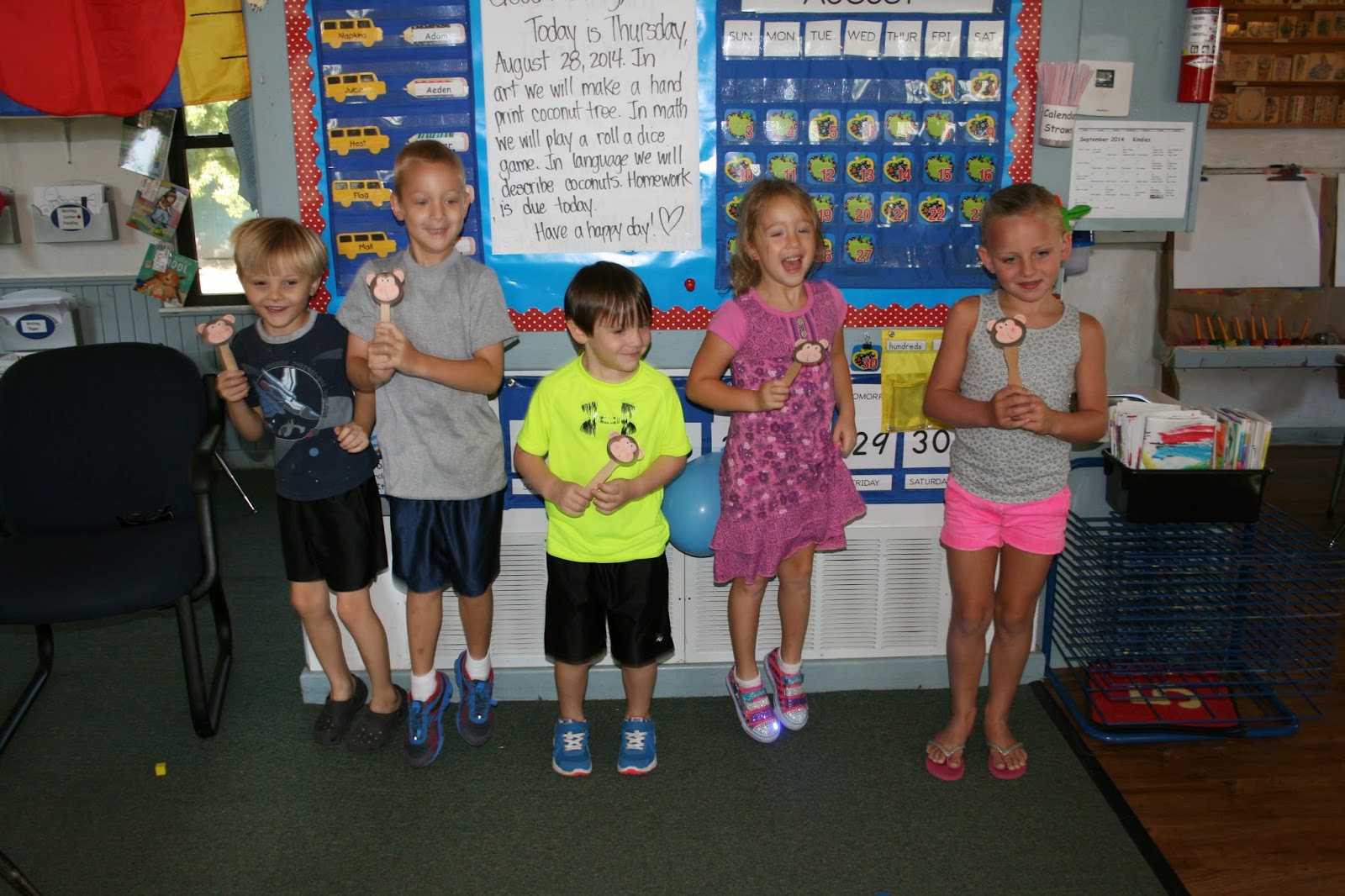 Nancy Nolan's Kindergarten: Five Little Monkeys