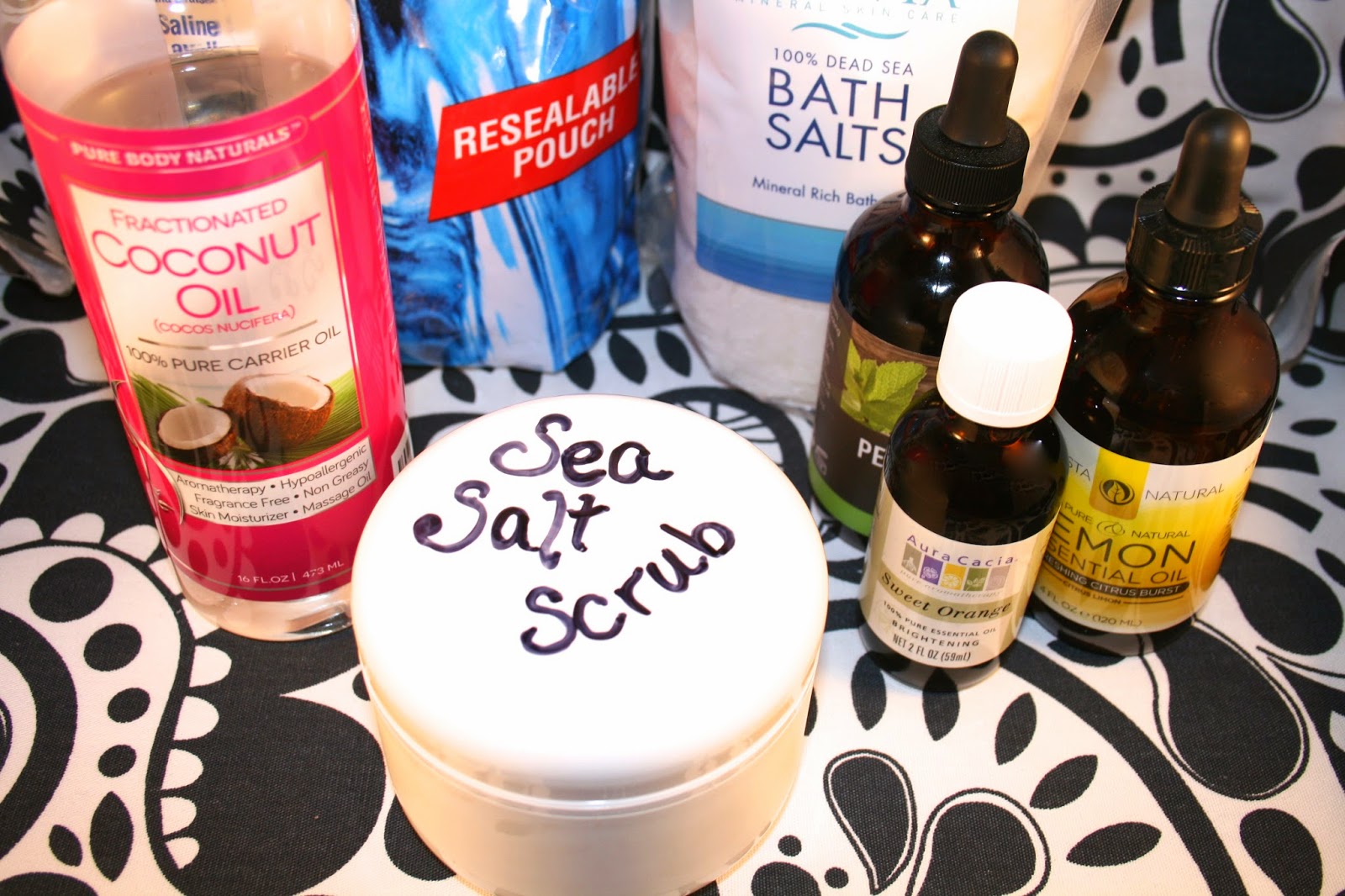 Laughing Scholar DIY Sea Salt Scrub with Pure Body Naturals
