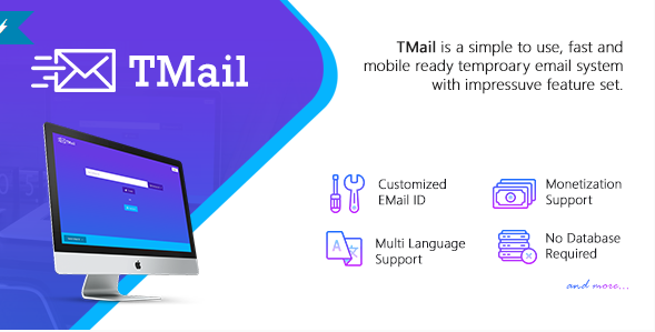 TMail v4.3.6 - Multi Domain Temporary Email System TMail v4.3.6 - Multi Domain Temporary Email System