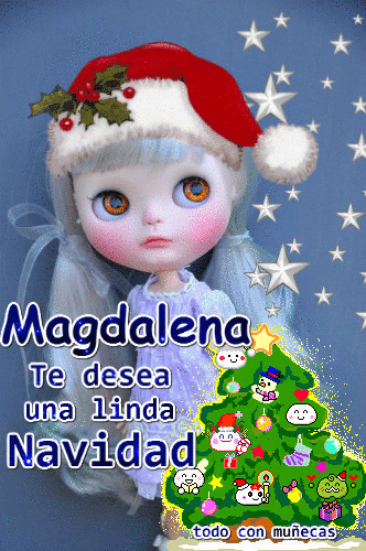 muñequitas de navidad con nombre