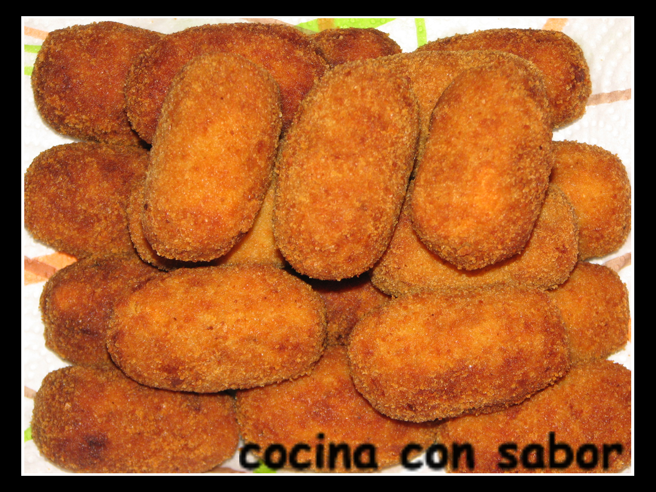 Croquetas de atún y queso de Mjmix (Thermomix)