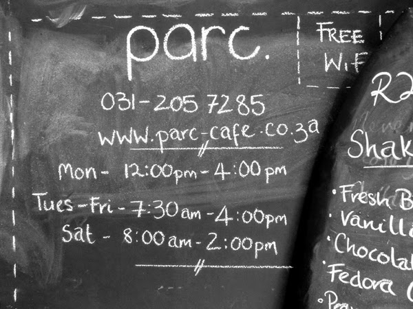Restaurant Review: Parc Cafe - another awesome Durban spot