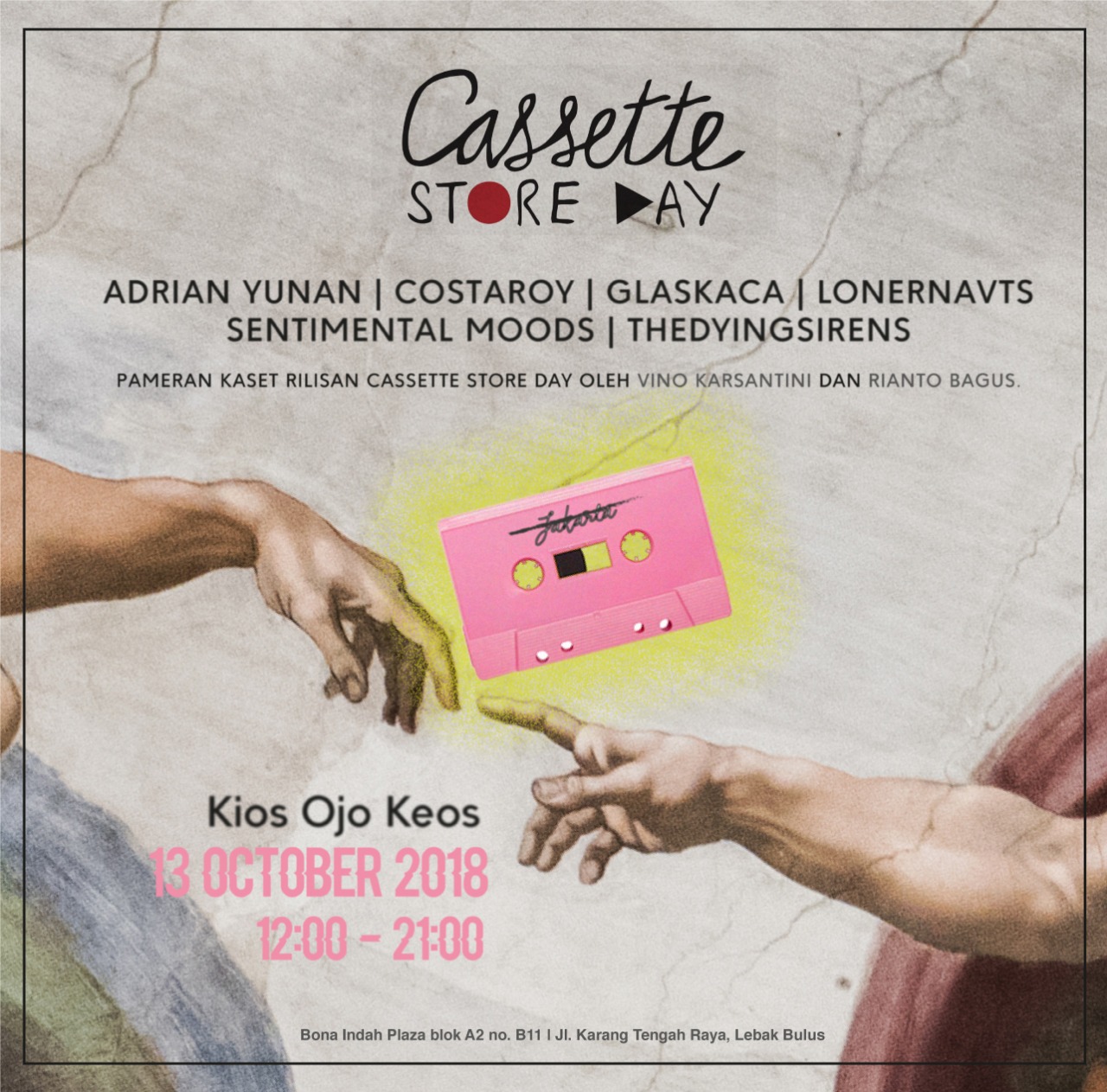 Poster%2BAcara%2BCSD2018 Mengenang Format Kaset melalui acara Cassette Store Day 2018
