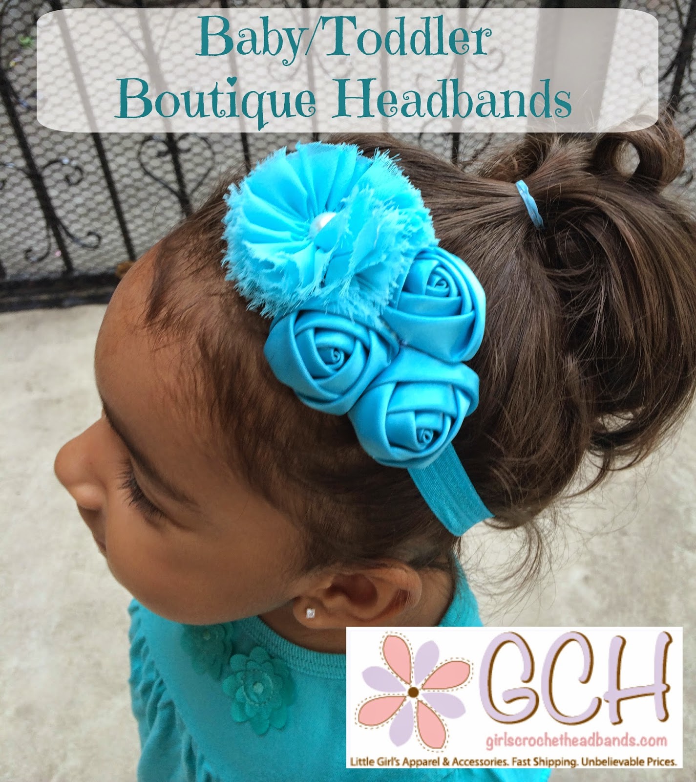 Baby/Toddler Boutique Headbands from Girl Crochet Headbands First