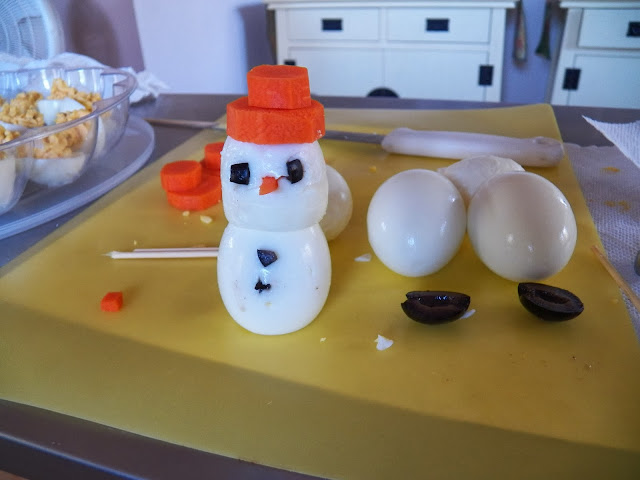 Snowmen and Deviled Eggs