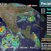 Se prevén tormentas muy fuertes en regiones del noroeste, el occidente y el sur de México