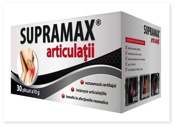 Supramax articulatii Osteo, Zdrovit, 30 plicuri - Prospect | csdownload.ro