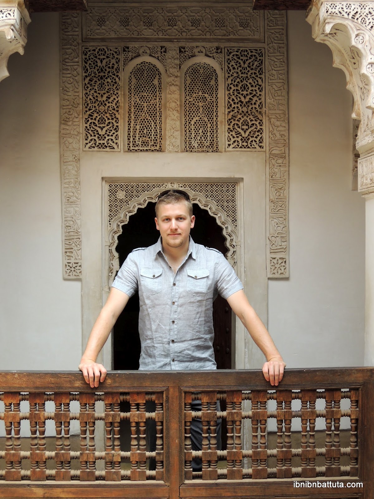 Andrew Farrand at Medersa Ben Youssef (Marrakech)