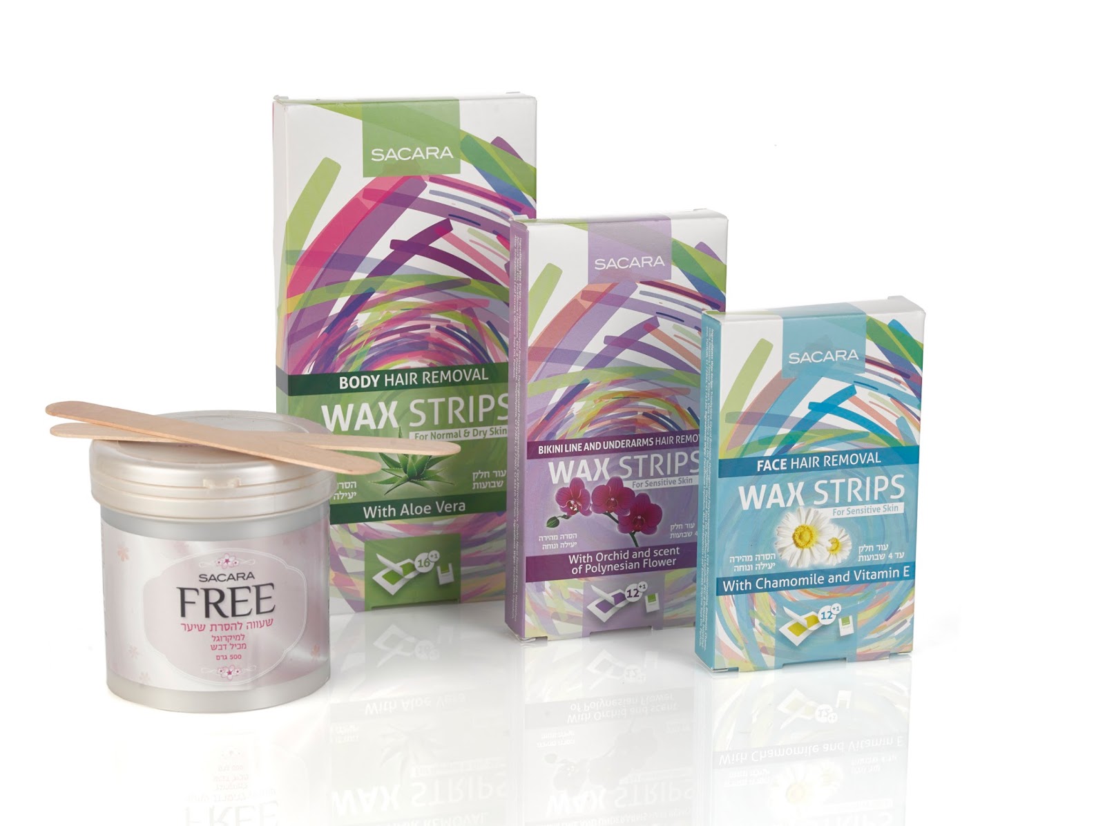 Sacara Wax Strips on Packaging of the World Creative Package Design