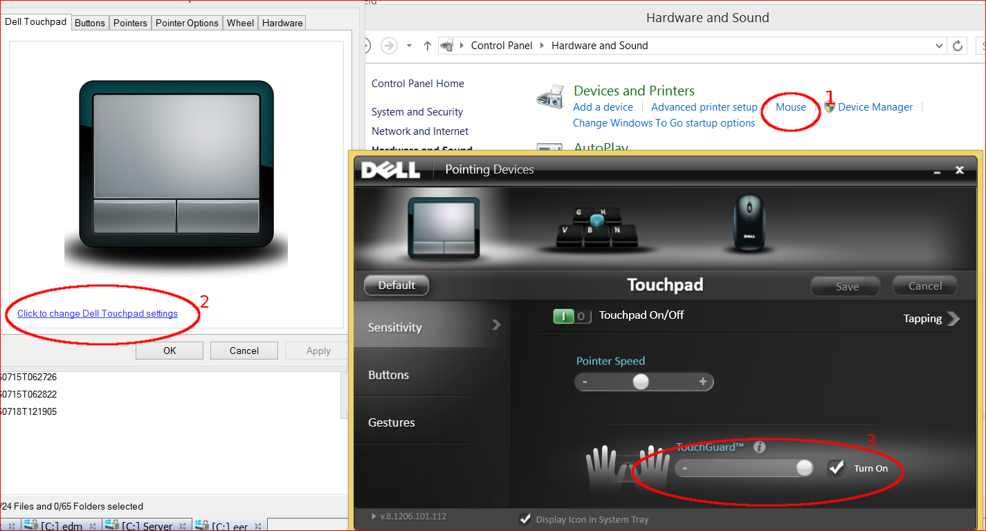 Touchpad on Dell Lattitued E7450 always moved cursor during typing